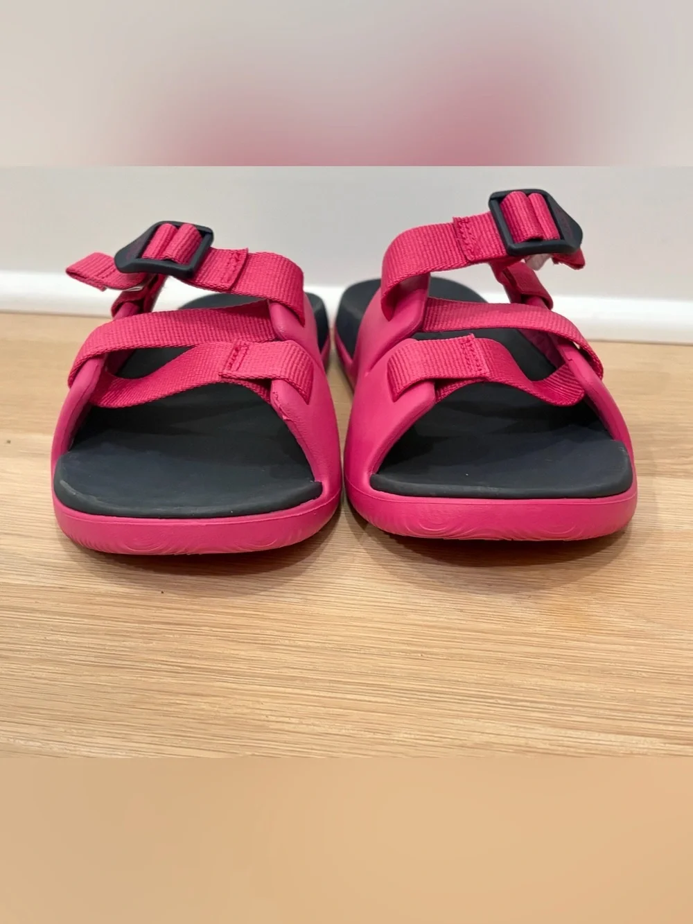 Chaco Hot Pink Adjustable Slide Sandals